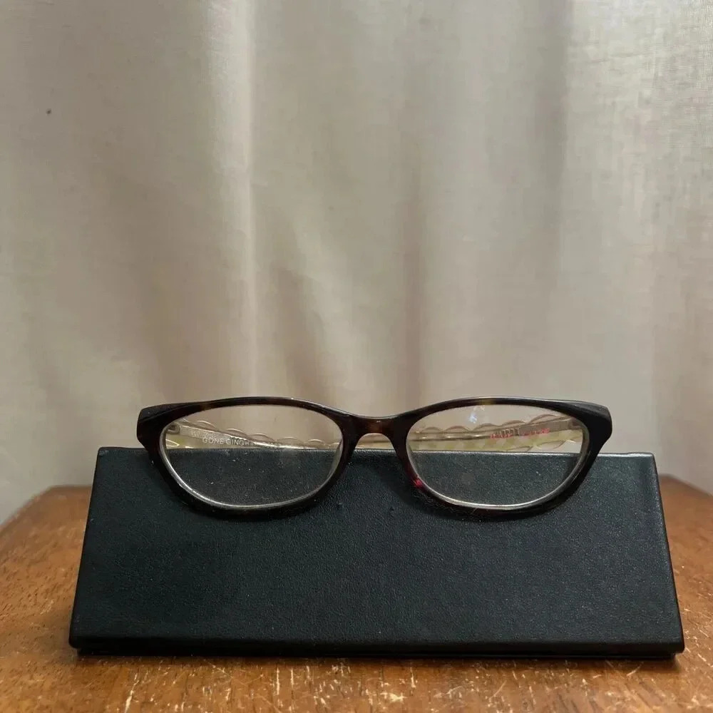 BETSEY JOHNSON WOMENS‎ EYEGLASSES Gone gingham BJ067 52-17-140 MM - Picture 2 of 12